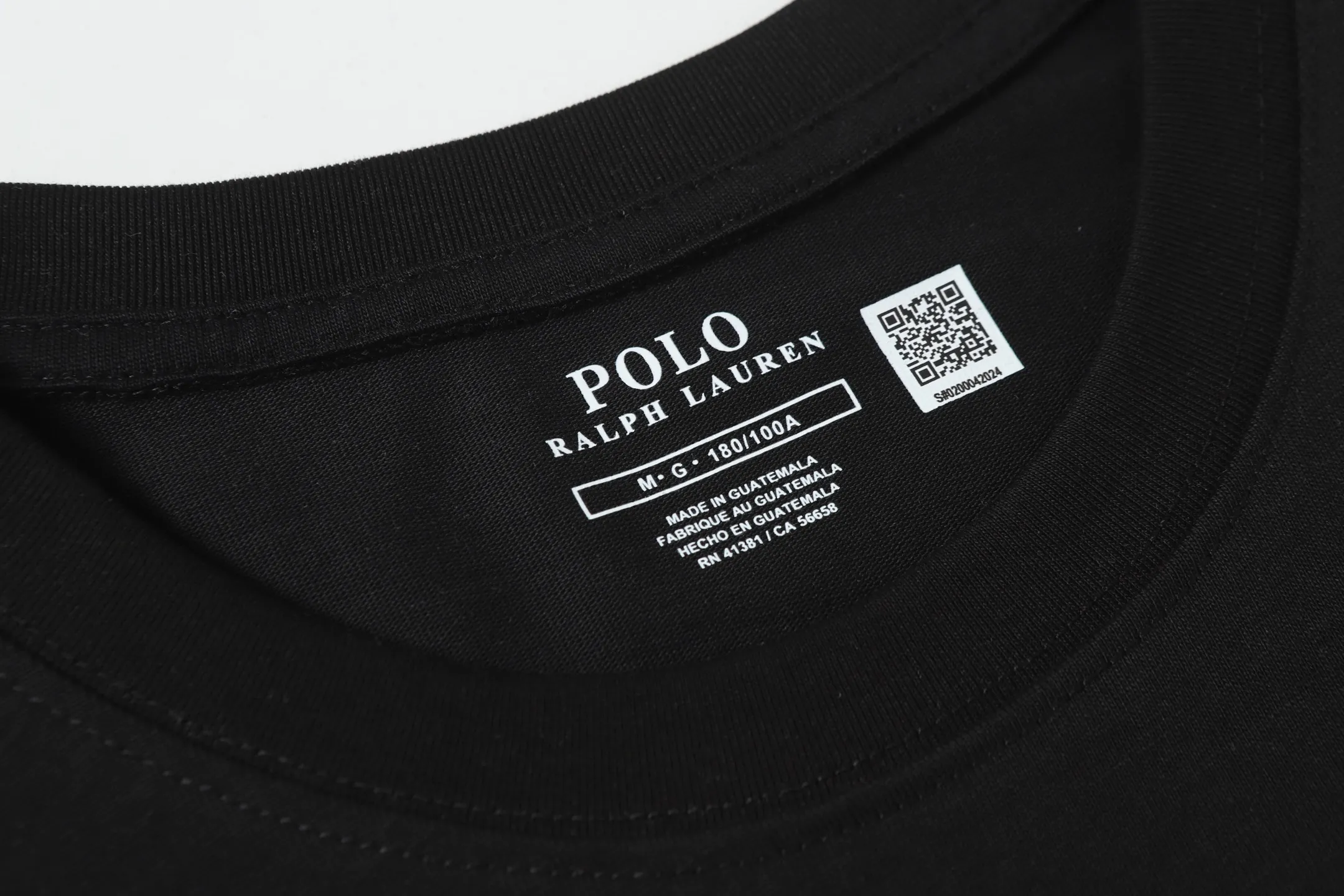 P114 Style number: A002 (no discount for running quantity) [Ralph Lauren round neck solid color pony embroidered logo pure cotton short sleeves] ✅270g double yarn fabric, custom woven and dyed threads ✅Original sticker Scan the QR code to enter the official website ✅Large version, loose and stylish, can wear up to 200 pounds Color: black white navy sky blue burgundy blue floral gray dark gray Size: S-XL